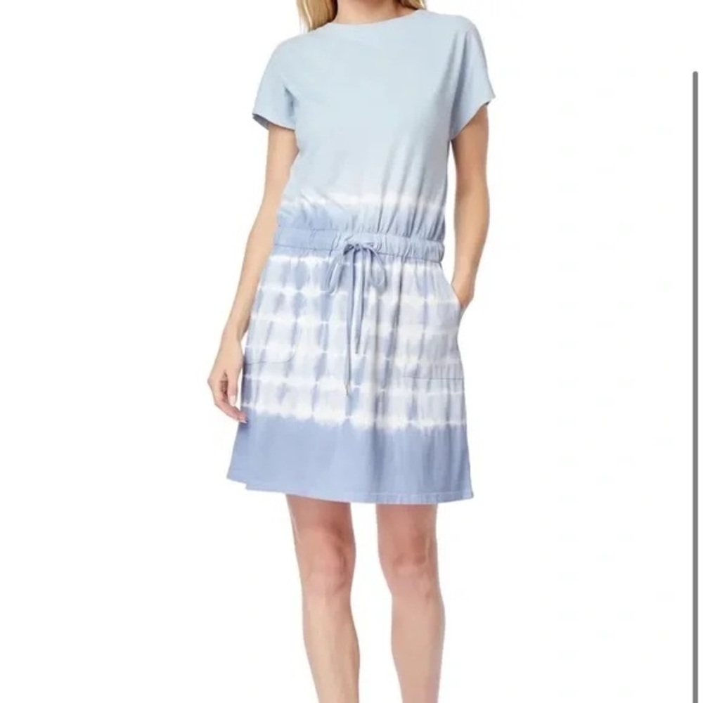 EUC C&C California Barbara tie dye dolman short sleeve pocket dress xs